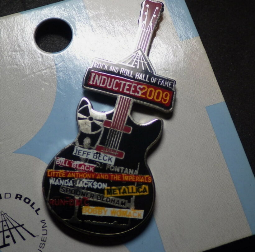 2009 Rock & Rock Hall Of Fame's Inductees Enamel Pin