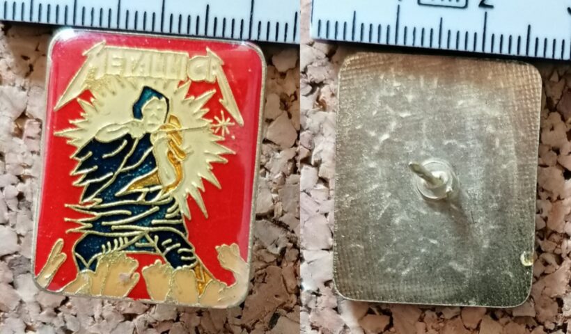 Second picture of Acting Like A Maniac Enamel Pin