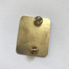 Back of Acting Like A Maniac Enamel Pin - Oversized