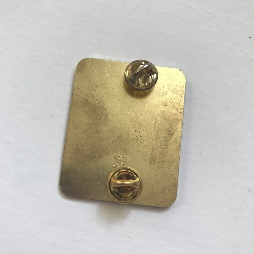 Back of Acting Like A Maniac Enamel Pin - Oversized