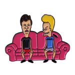 Beavis & Butthead On A Couch Enamel Pin