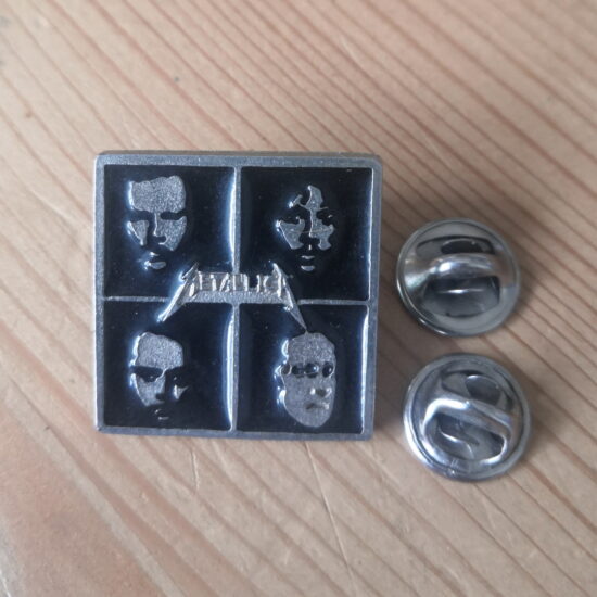 Black Album Four Faces Enamel Pin