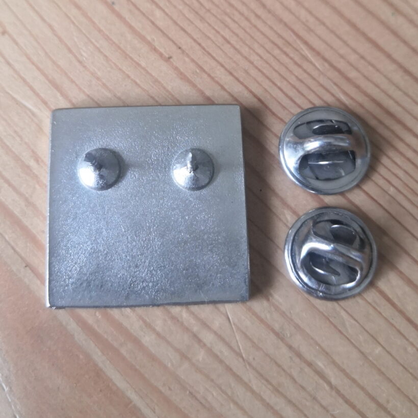 Back of Black Album Four Faces Enamel Pin Back of Black Album Four Faces Enamel Pin