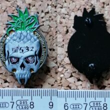 Second picture of Blackened Chapter Enamel Pin