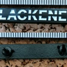 Second picture of X Second picture of Blackened Logo Enamel Pin