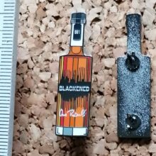 Second picture of Bottle Of Blackened Enamel Pin