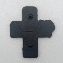 Back of Brian Weiss Commemorative Enamel Pin Back of Brian Weiss Commemorative Enamel Pin