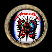 Butterfly Offset Printed Pin