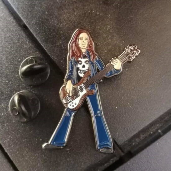 Cliff Burton Enamel Pin