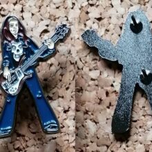 Second picture of Cliff Burton Enamel Pin