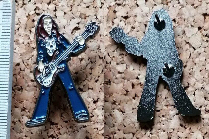 Second picture of Cliff Burton Enamel Pin