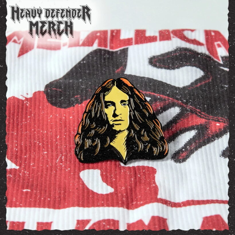 Ad used for Cliff Burton "Orion" Enamel Pin
