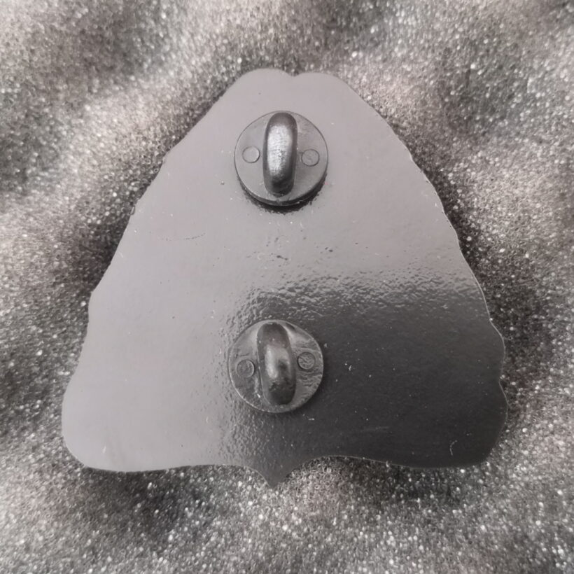 Back of Cliff Burton "Orion" Enamel Pin