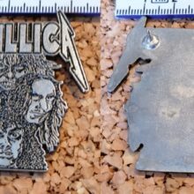 Second picture of X Second picture of Cliff 'Em All Enamel Pin