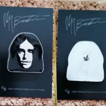 Second picture of Cliff Burton' s Face Enamel Pin