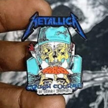 Crash Course In Brain Surgery Enamel Pin Crash Course In Brain Surgery Enamel Pin