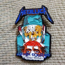 Second picture of X Second picture of Crash Course In Brain Surgery Enamel Pin