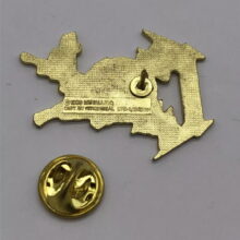 Back of Damage Inc. Enamel Pin Back of Damage Inc. Enamel Pin