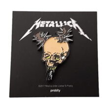 Packaging of Damage Inc. Enamel Pin