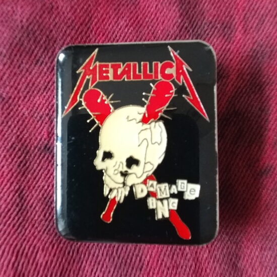 Damage Inc. Enamel Pin - Oversized