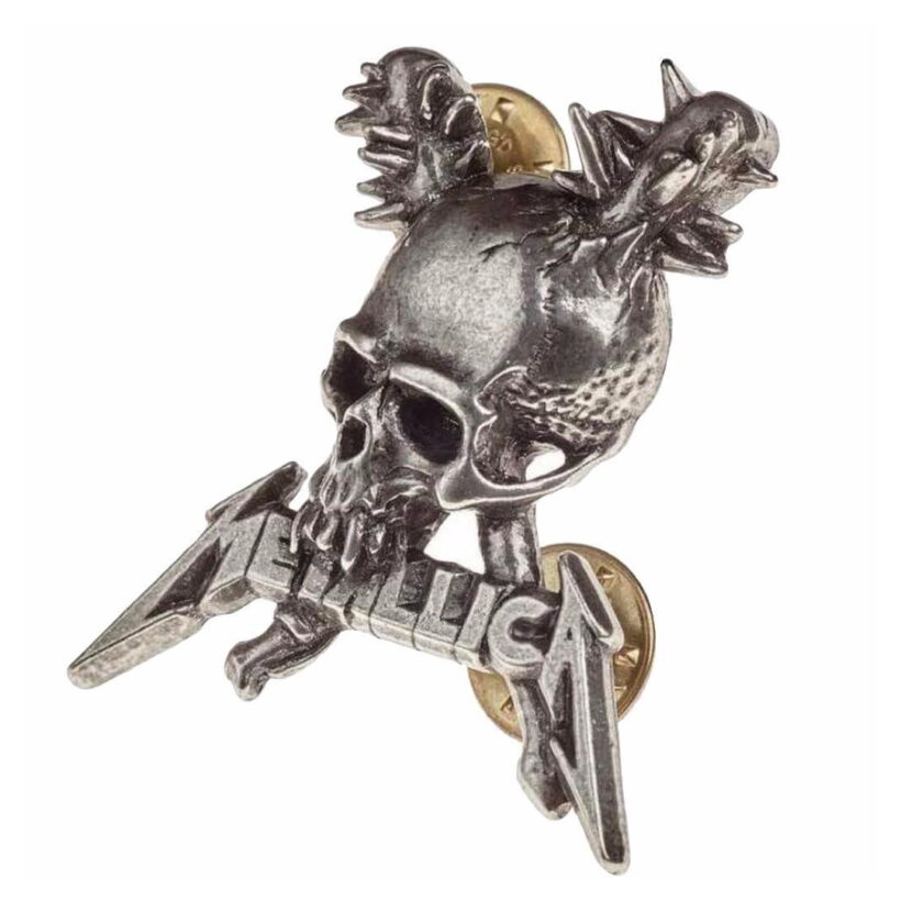 Third picture of Damage Inc. Pewter Pin Third picture of Damage Inc. Pewter Pin