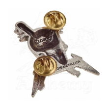 Back of Damage Inc. Pewter Pin Back of Damage Inc. Pewter Pin