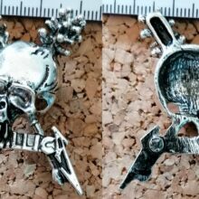Second picture of Damage Inc. Pewter Pin