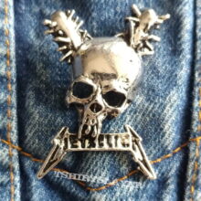 Damage Inc. Pewter Pin Damage Inc. Pewter Pin