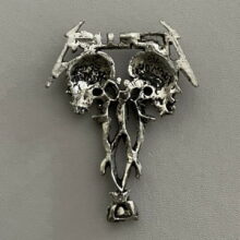 Back of Day Out Pewter Pin Back of Day Out Pewter Pin