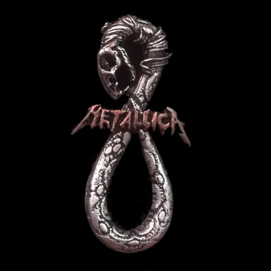 Don't Tread On Me Pewter Pin Silver Body & Brass Logo