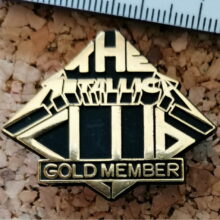 Gold Member Enamel Pin