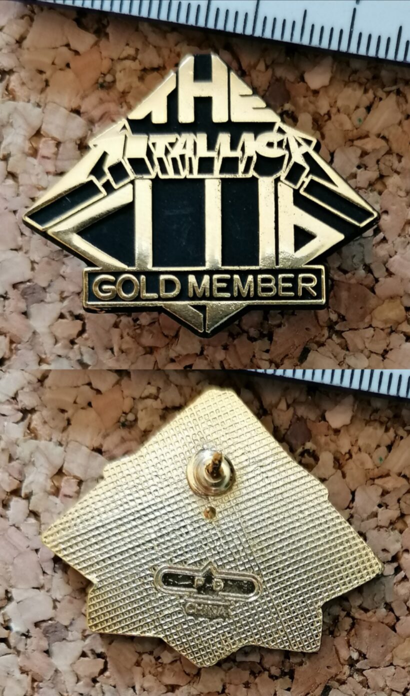 Second picture of Gold Member Enamel Pin