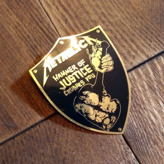 Hammer Of Justice Enamel Pin