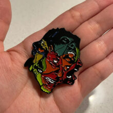 Second picture of Hardwired Artwork Enamel Pin