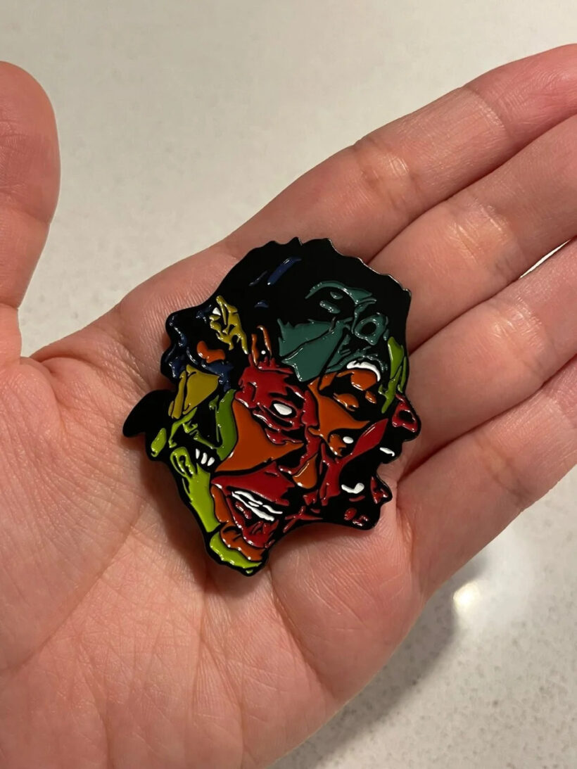 Second picture of Hardwired Artwork Enamel Pin