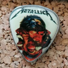 Hardwired Artwork Guitar Pick Offset Printed Pin Hardwired Artwork Guitar Pick Offset Printed Pin