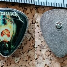 Second picture of Hardwired Exploded Guitar Guitar Pick Offset Printed Pin