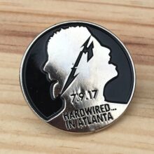 Hardwired In Atlanta Enamel Pin