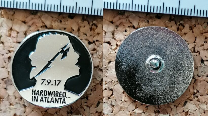 Second picture of Hardwired In Atlanta Enamel Pin