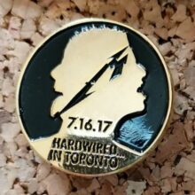 Hardwired In Toronto Enamel Pin