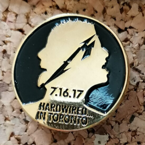 Hardwired In Toronto Enamel Pin