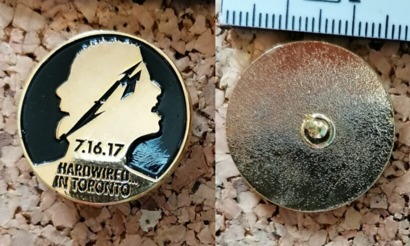 Second picture of Hardwired In Toronto Enamel Pin