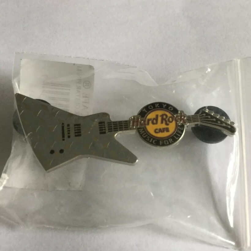 HRC Tokyo Music for Life Rock Guitar Series Pin - James Hetfield's Explorer