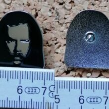 Second picture of X Second picture of James' Face Enamel Pin