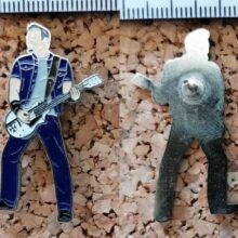 Second picture of X Second picture of James Hetfield Enamel Pin