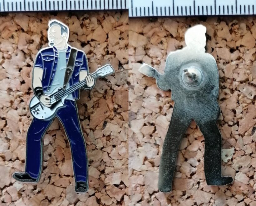 Second picture of X Second picture of James Hetfield Enamel Pin