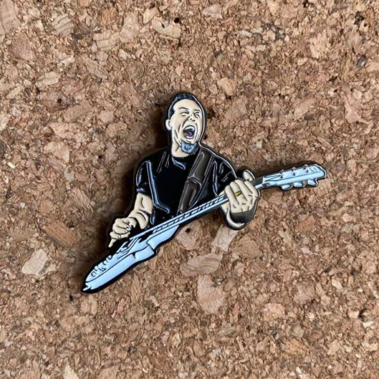 James Hetfield Enamel Pin