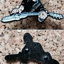 Second picture of X Second picture of James Hetfield Enamel Pin