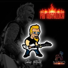 Ad used for James Hetfield Enamel Pin Ad used for James Hetfield Enamel Pin