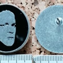 Second picture of Jason's Face Enamel Pin